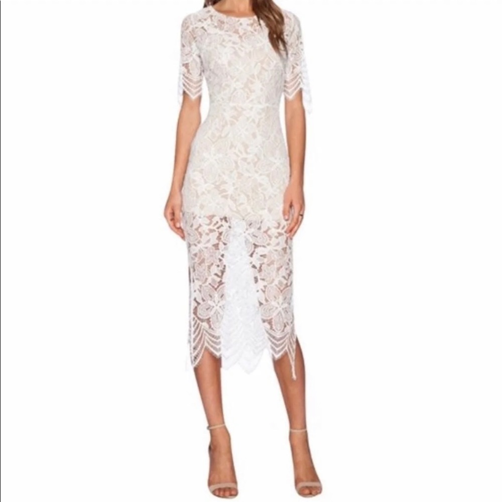 For Love And Lemons white lace dress